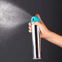 Spraying air freshener